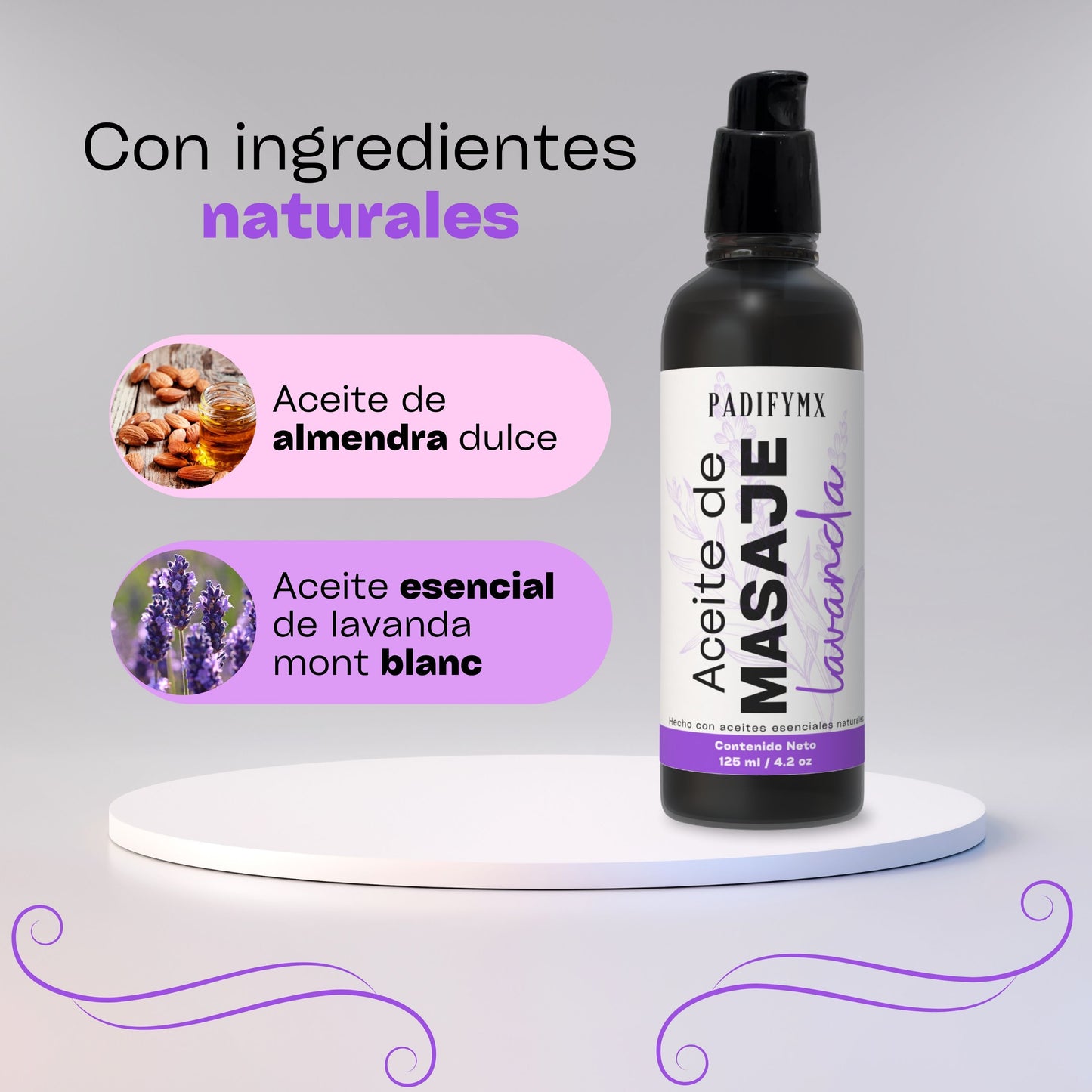 Aceite masaje de lavanda