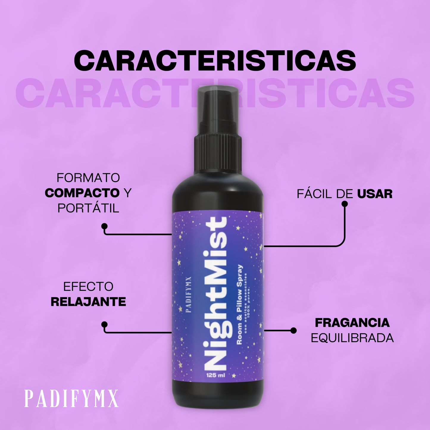 Spray Aromático para Almohada y Habitación