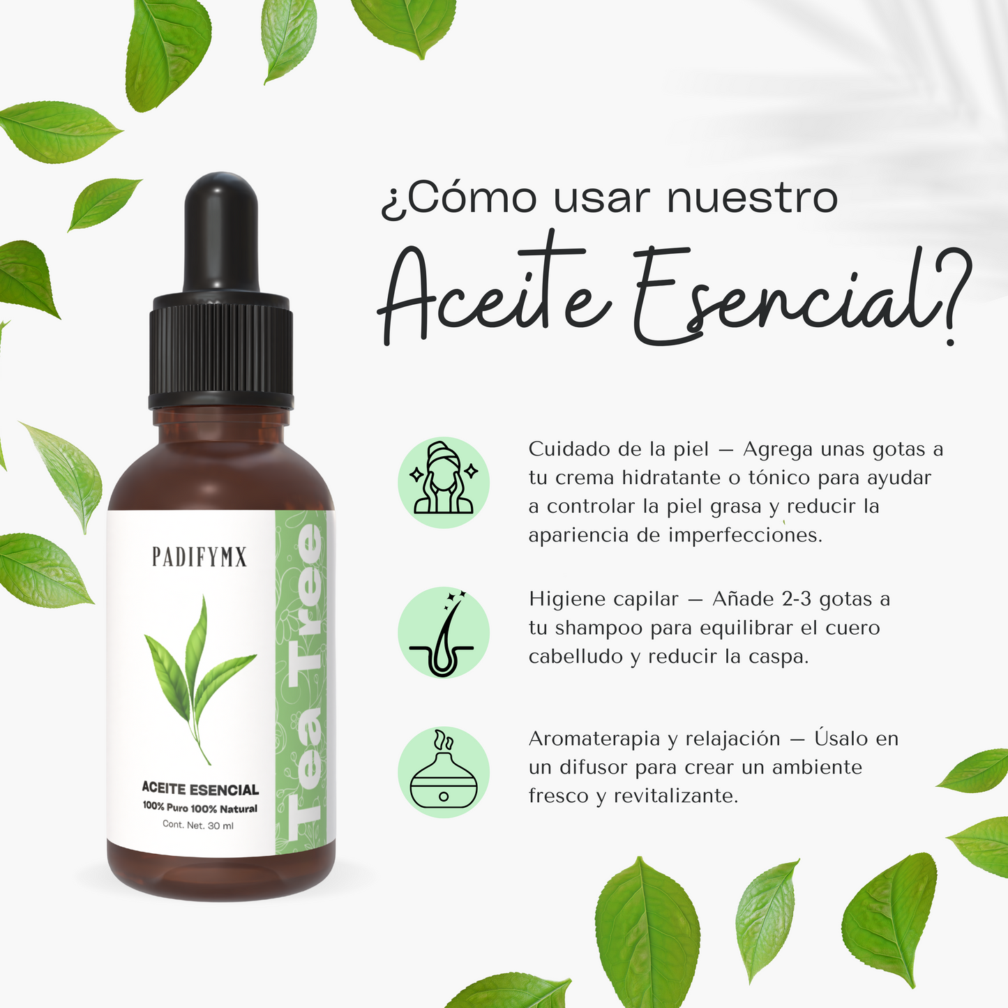 Aceite esencial de Tea Tree