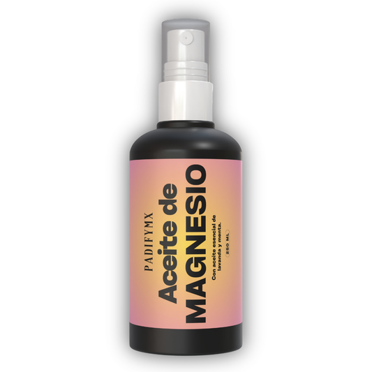 Aceite de Magnesio con aceite esencial de Lavanda y menta.